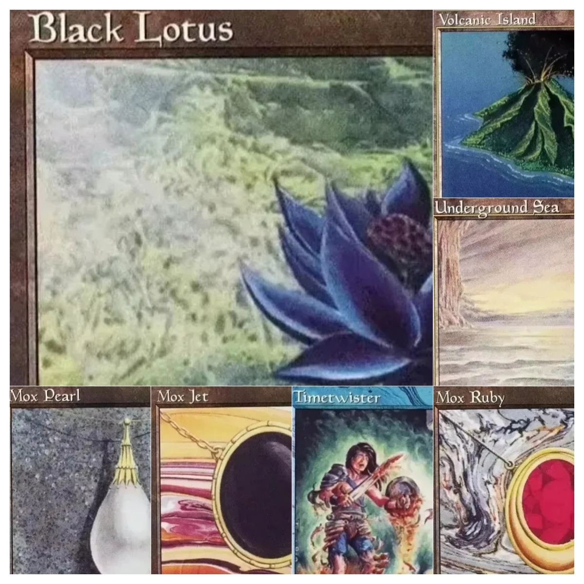 30th [blacklotus Scrubland] TCG Cards Game Top Quality Proxy Playing Cards Board Game Trading Cards