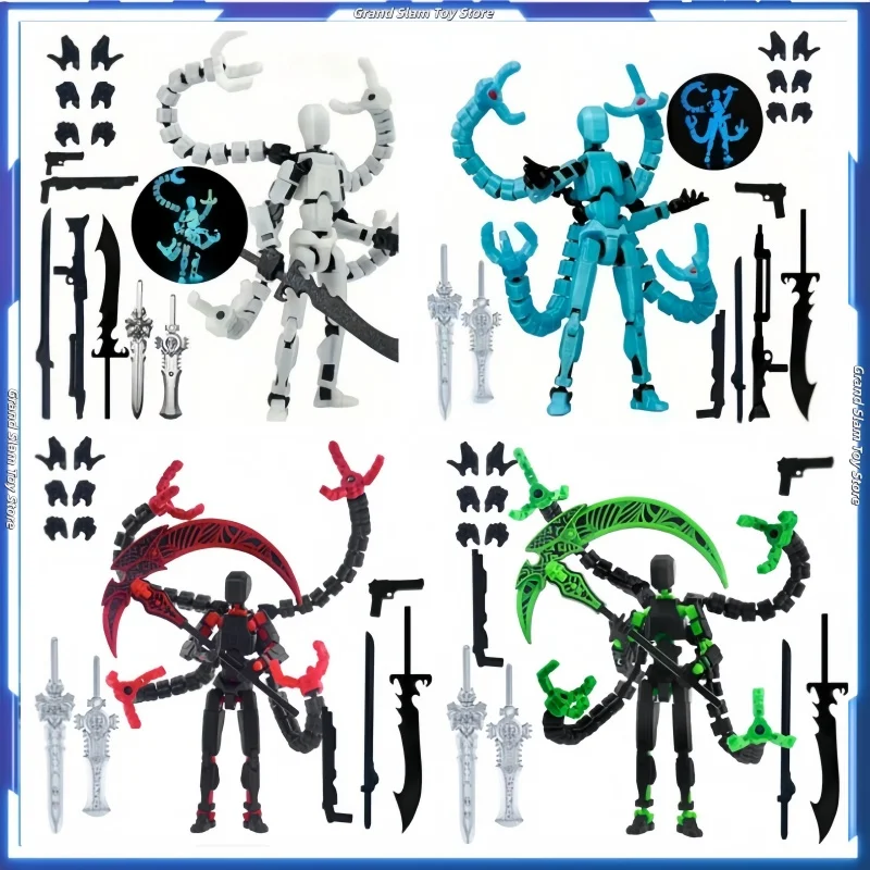 

В наличии: 3D-печатный набор «Осьминог-доктор» — фигурка Dummy13 Lucky Doll с 3 вариантами рук и 7 видами оружия. Модель для подарков на день рождения и игрушек.