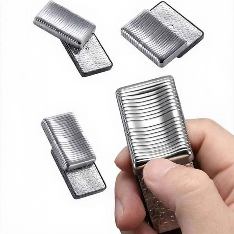 New Design Soap Box Magnetic Slider Fidget Toys Metal EDC Push Card ADHD Anxiety Relieve Stress Cool Gadgets For Adults & Teens