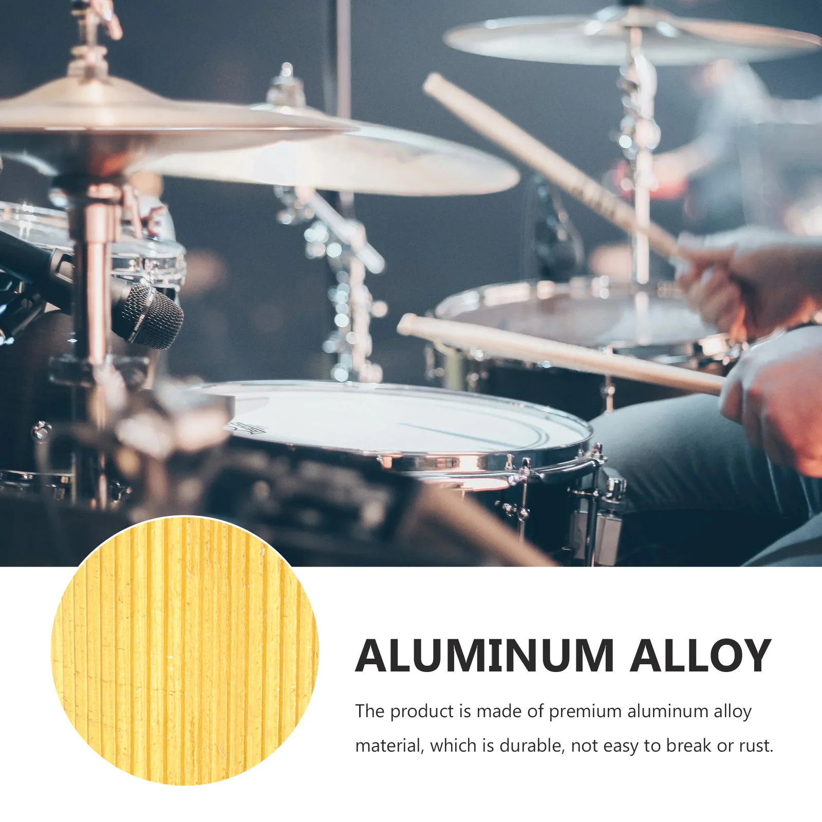 

Drum Kit Hi-hat Clutch Cymbal Drop Percussion Accessories Aluminum Alloy Hihat Quick Release