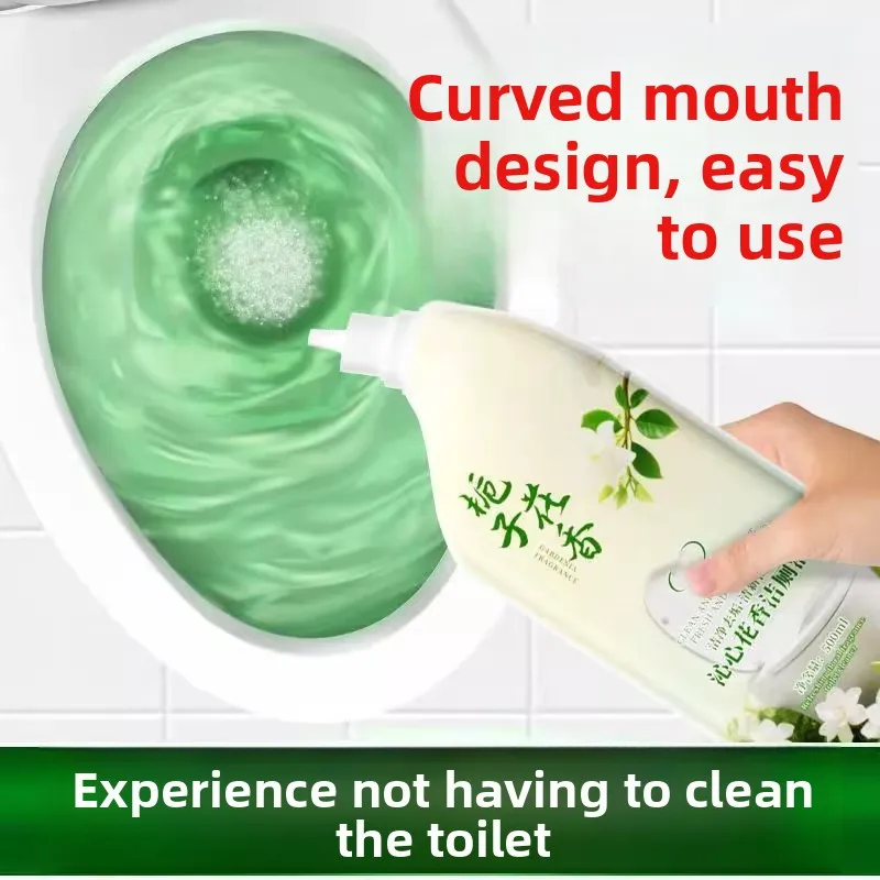 

Gardenia flower toilet cleaner for household use, long-lasting fragrance, odor removal, toilet deodorization, toilet freshener