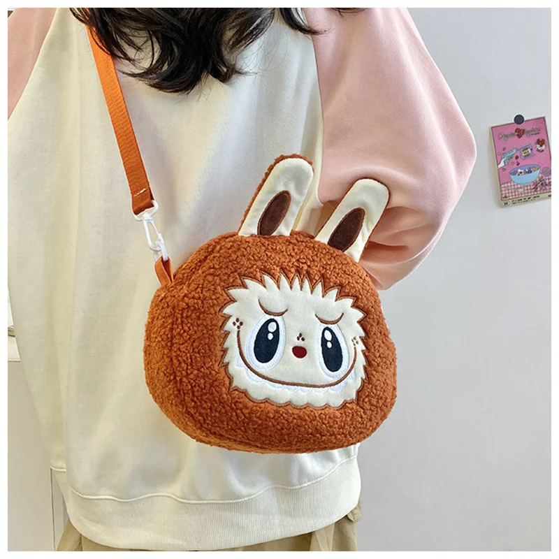 Kawaii Labubu Messenger Bag Girls Shoulder Bag Itabag Labubu Costume Accessories Labbubu Zimomo Bags Itabag Children Gifts 2025