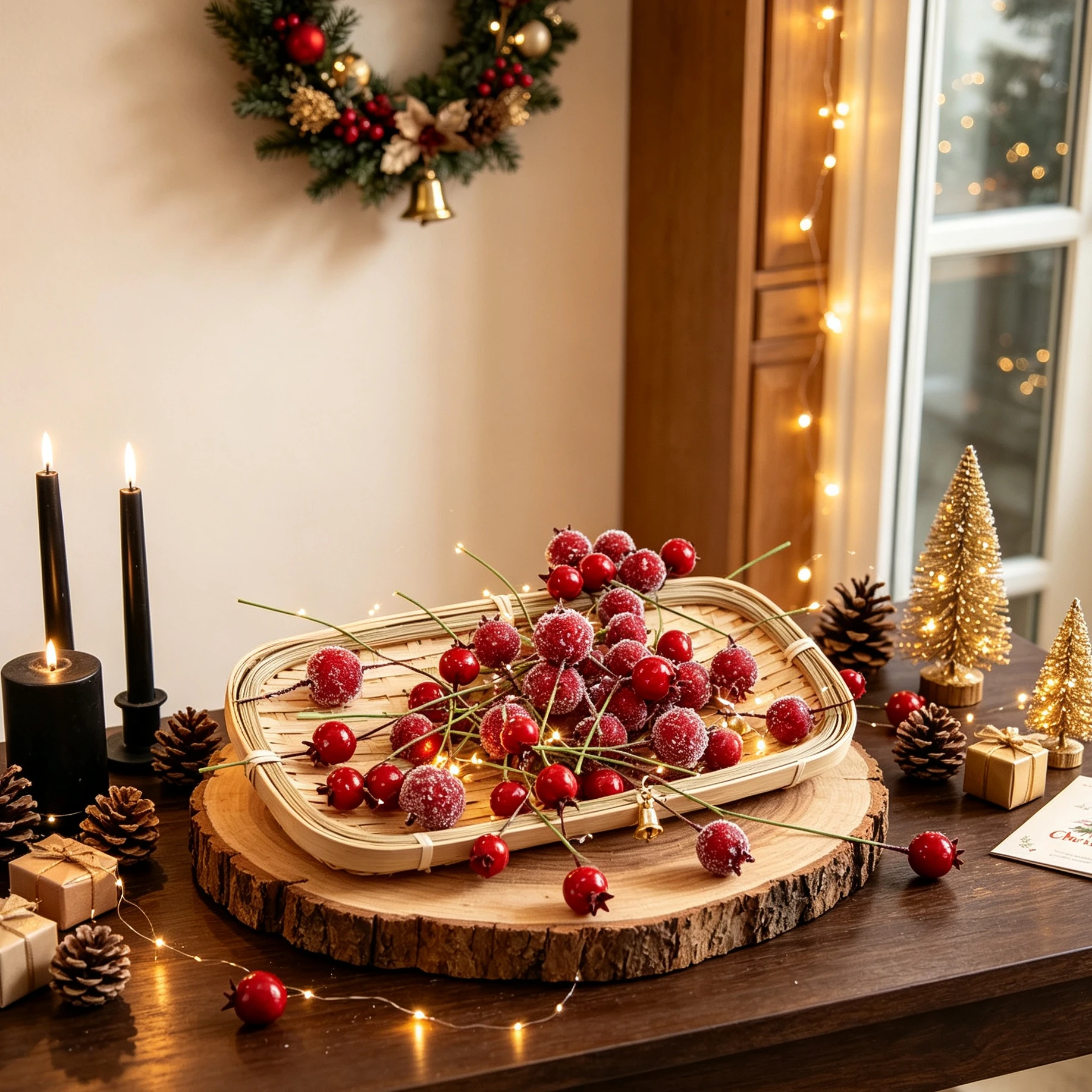 100/200pcs Artificial Fruits Cheap Foam Cherry Christmas Tree Household Bridal Accessories Scrapbook DIY Gifts Box Fake Holidays