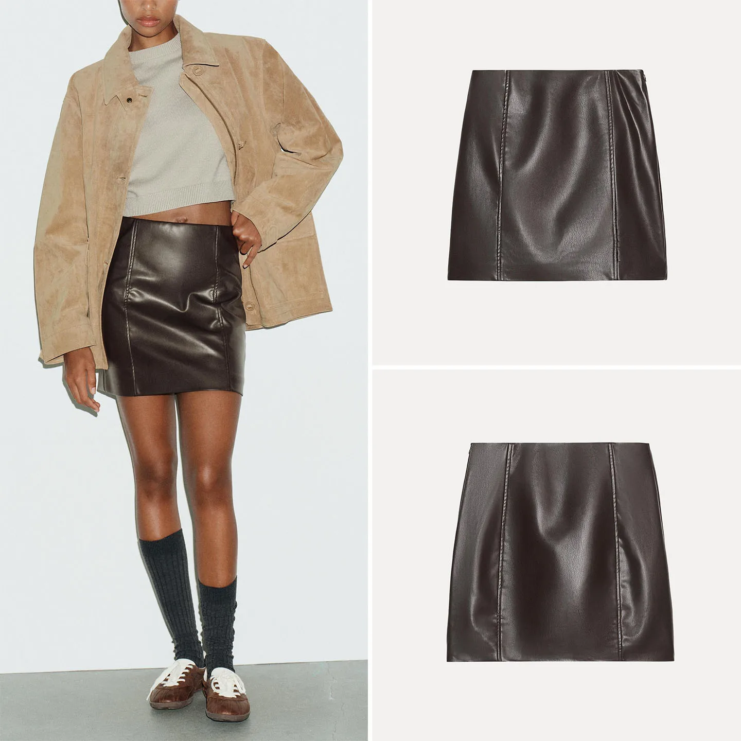 

Z Women's Faion High Waist Straight Leg Zipper Slim Fit Skirt Personali Sle Autumn Collection Ladies Skirts