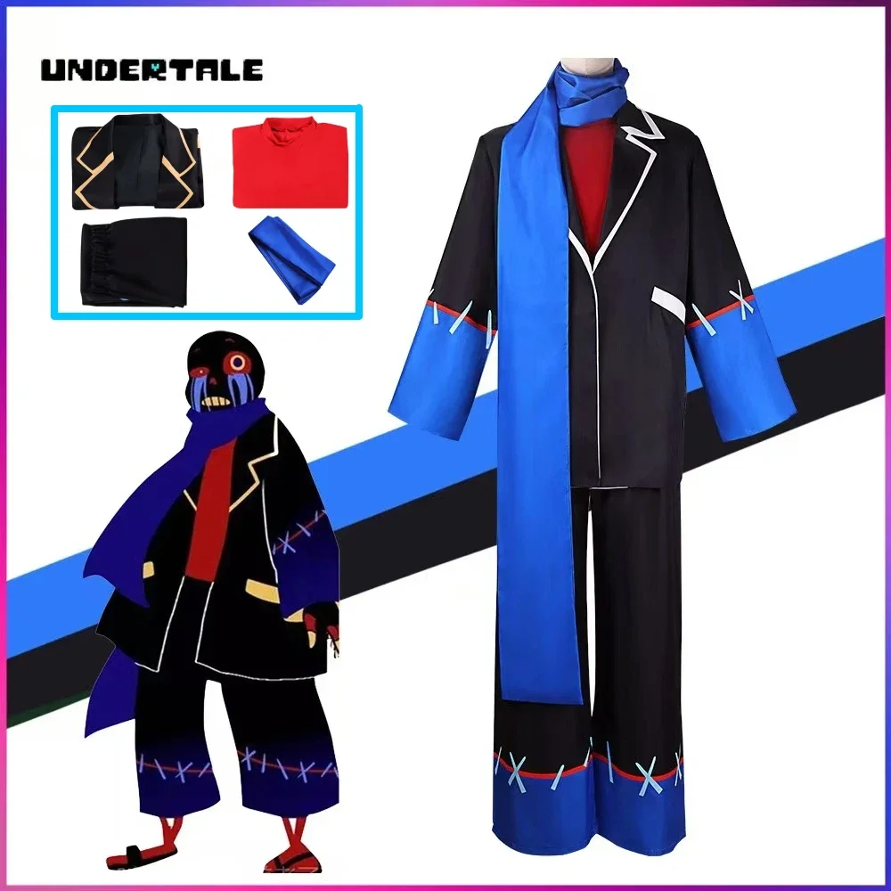 

Anime Game Undertale 2D Game Cosplay Costume Frisk Frisk Is A Cool Halloween Stage Performance Costumes
