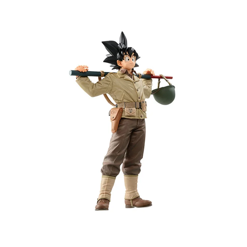 Glasses factory BWFC Seven Dragon Ball World One Martial Arts Association, black hair, military uniform, Sun Wukong, Jingpin fig