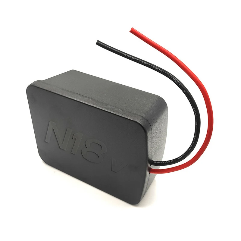 Adaptador de batería para Milwaukee, fuente de alimentación de 18V M18, 14 Cables de calibre, conector convertidor de batería, adaptador de ruedas de alimentación DIY, Juguetes
