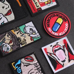 Cartoon and anime style Embroidered Clothing Patches DIY Clothes Patchwork patches decoration Stickers