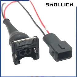 2 Pin AMP Tyco EFI Fuel Lnjector Wire Harness Junior Power (Mini Timer) Waterproof Connector Plug With Rubber Boot
