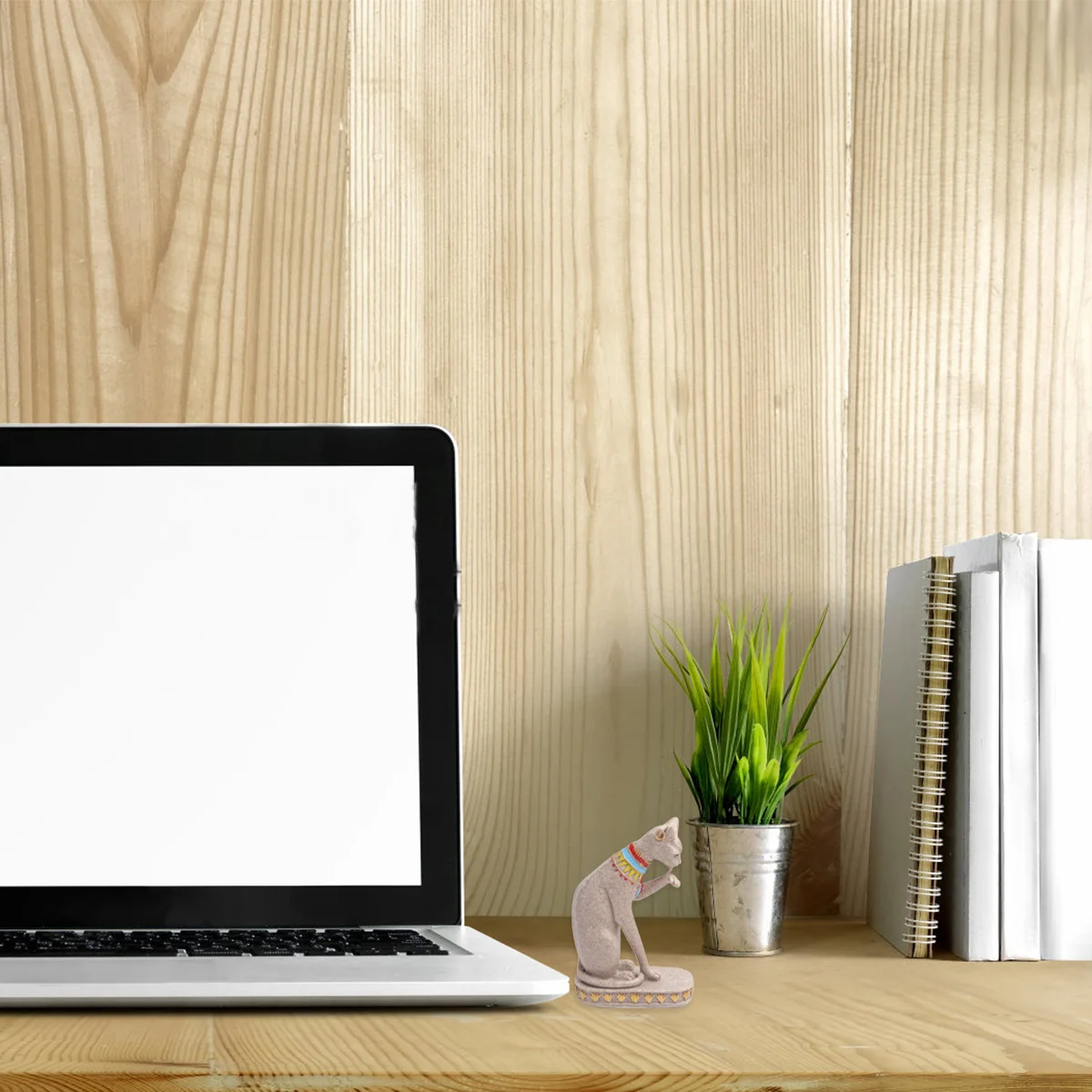 

Mysterious Cat Design Household Decoration Lifelike Decorative Photo Props for Living Room Bedroom (12006A)