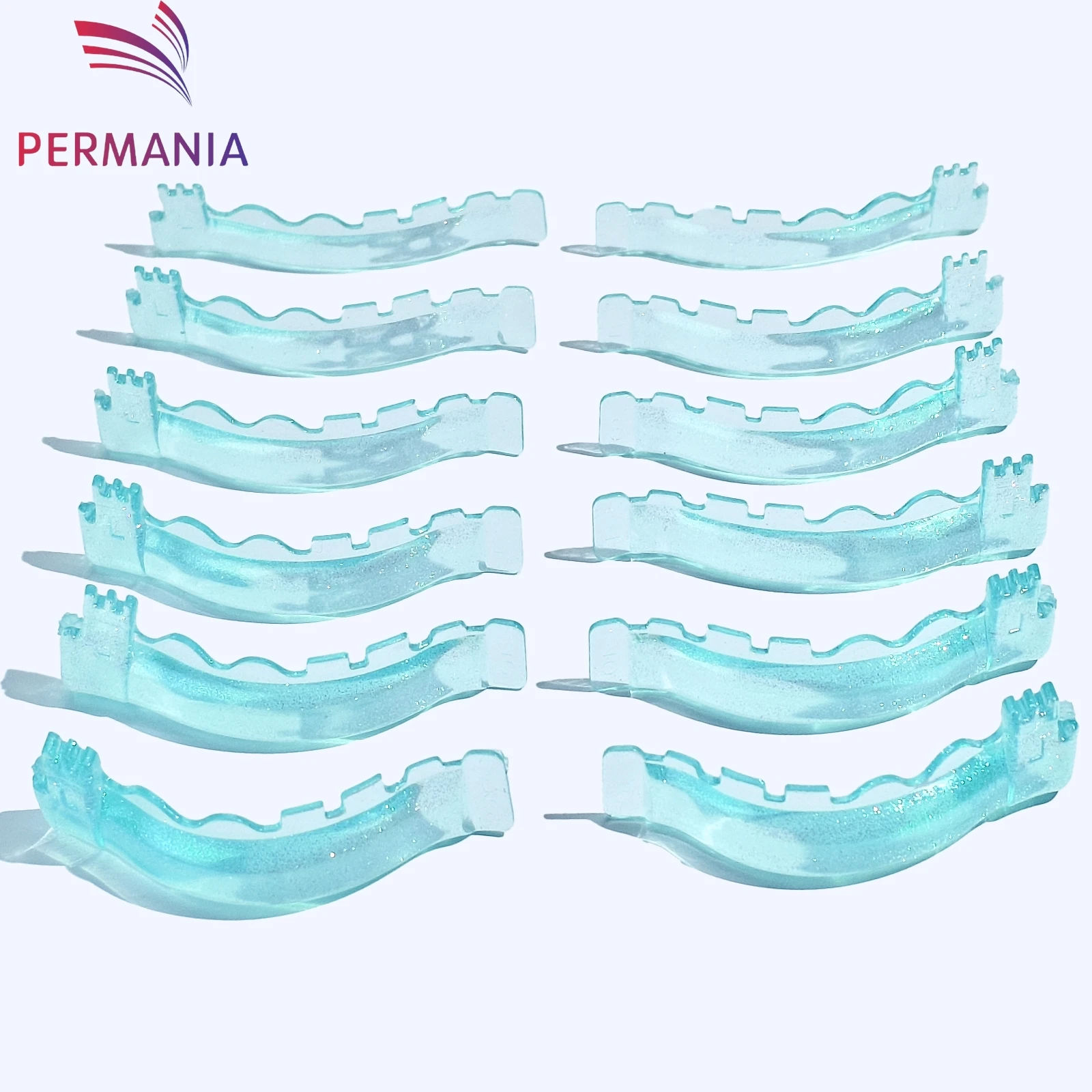 PERMANIA 6 pares de silicone cílios perm haste almofadas de levantamento de cílios com 'C' curvatura super macio extremo modelador de cílios ferramentas de levantamento de cílios