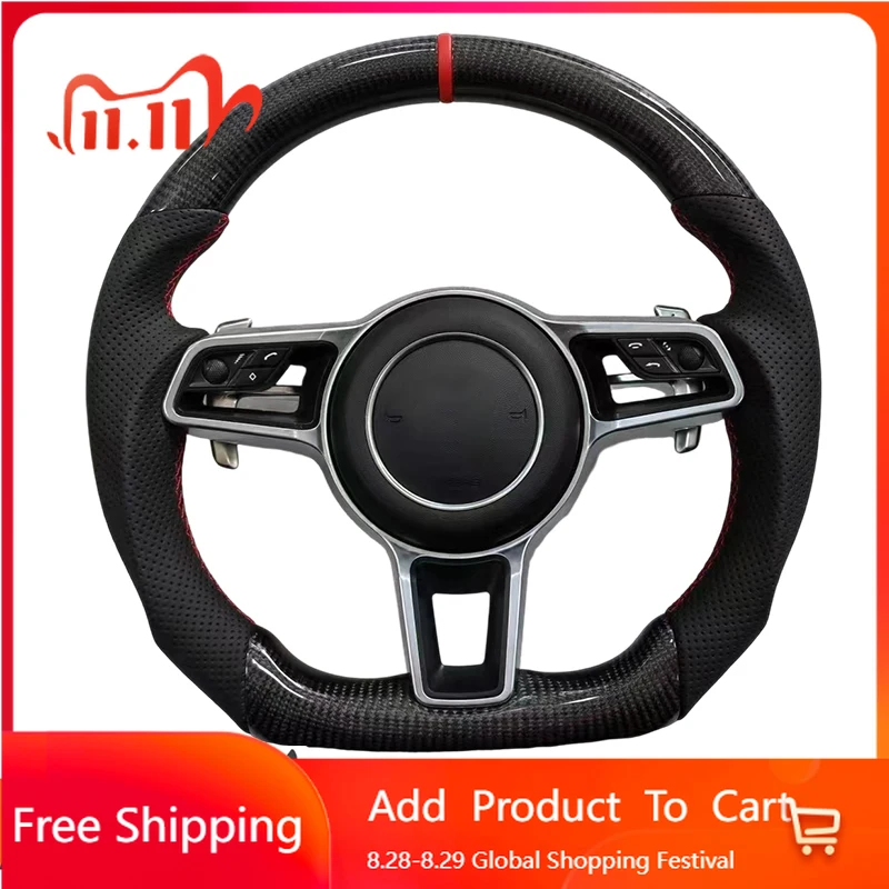 

Интерьерные наклейки на руль для Porsche Panamera Cayenne Macan Caycan Taycan 918 911 718 970 971 958