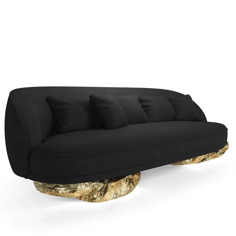 Customize High-end Sofa Set Furniture Italian Living Room Couch Sofa