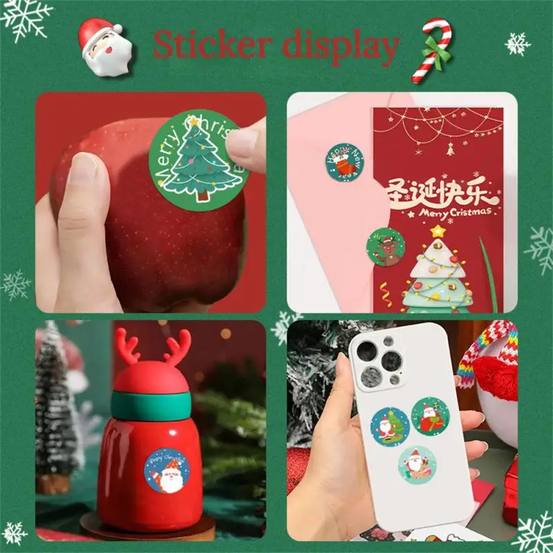 Sticky Notes Cute Festive Holiday Stickers Message Stickers Easy To Tear Off Rich And Colorful Handmade Christmas Stickers Notes