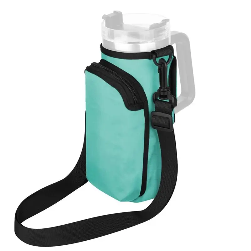 AT63-Water Bottle Accessories For 40Oz- Adjustable Shoulder Strap Carrier Bag Hand