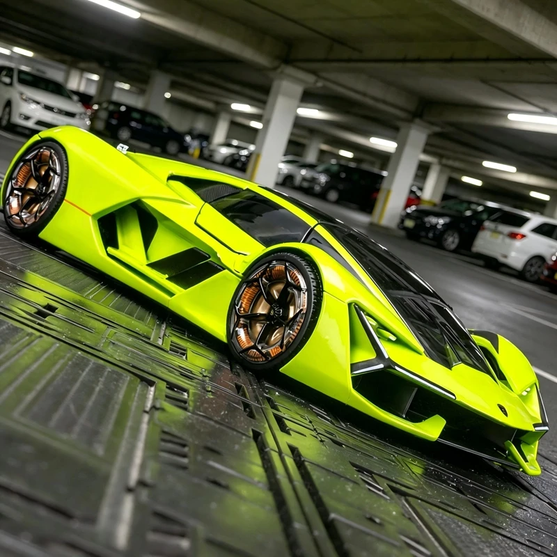 

Bburago 1:24 Lamborghini Terzo Millenn alloy car model door can be opened static supercar finely crafted, and of good quality