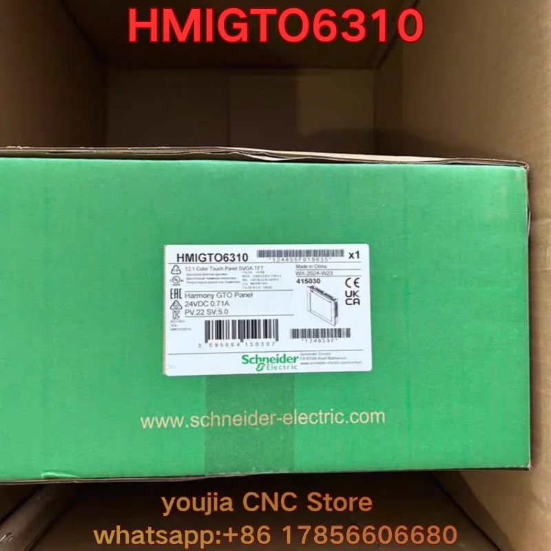 Both brand-new and used HMIGTO6310 touch screen has normal second-hand function.