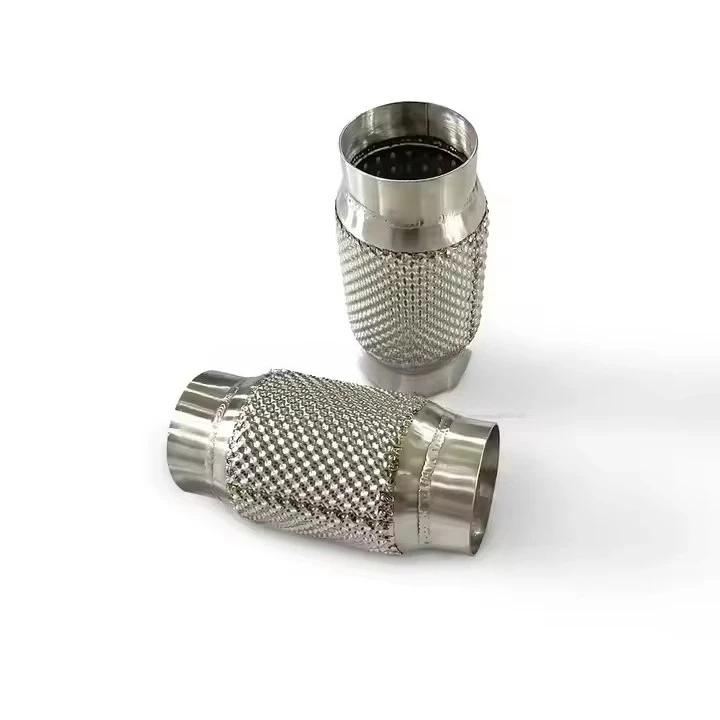 Automotive Exhaust Universal Pipe General Customized Small Resonator Muffler Pipe Various Models Ss304 Muffler Bulge