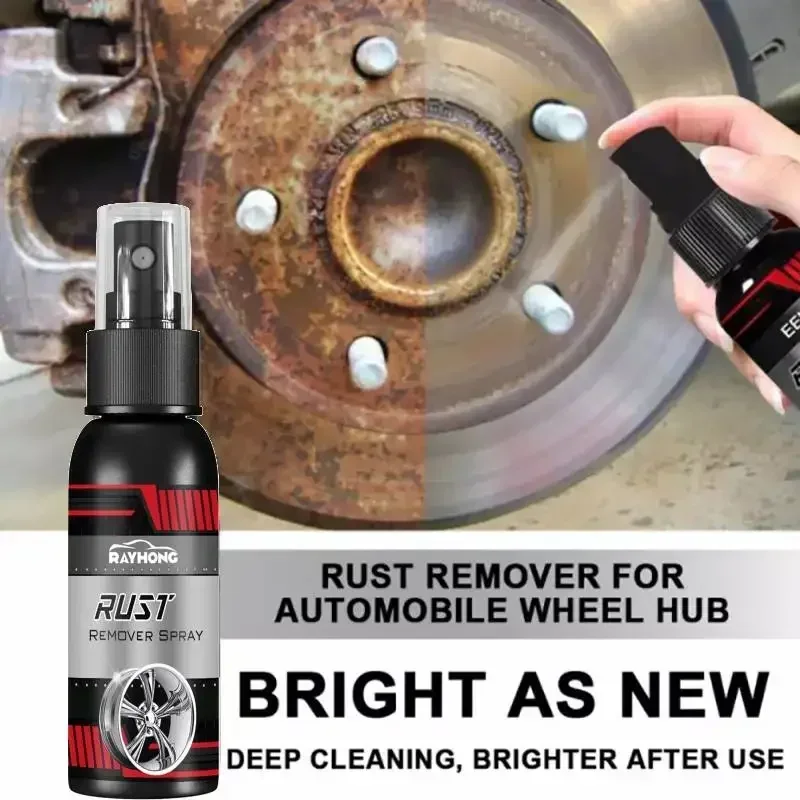 

30ML Car Maintenance Iron Powder Cleaning Super Rust Remover Cleaner Multi Purpose Rust Remover Spray MetalSurface Chrome Paint