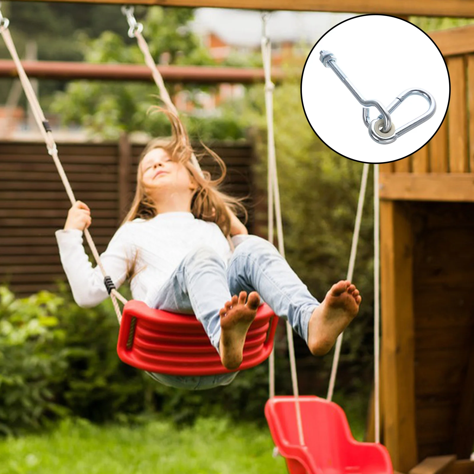Ganchos para columpio de alta resistencia, perchas para columpio resistentes para silla hamaca, accesorios para colgar al aire libre, Kit para colgar hamaca, 2 uds.