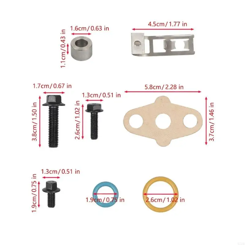 M76E Dichtungsreparatursatz 904-234 3C3Z-9T514-AD Ersatz mit Hardware-Set und Hülsen – Detail 6