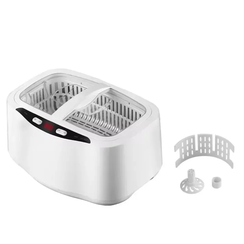2.5L Ultrasonic Jewelry Cleaner 40KHz Professional Deep Cleaning Machine for Rings Watches Diamond Glasses Dentures Home Use