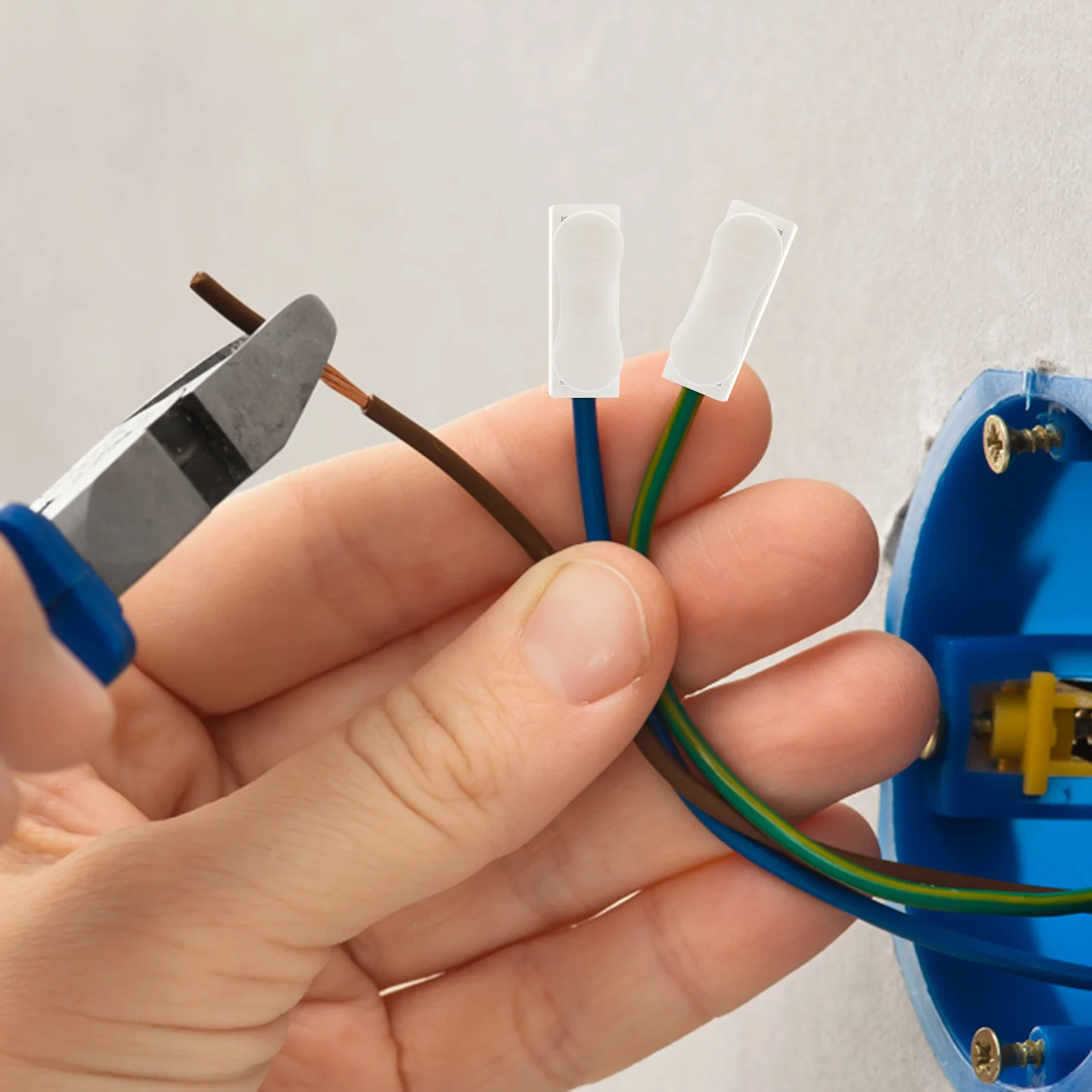 

100pcs Push-Type Quick Terminal Block Spring Wire Connectors For Home Lighting Automotive Wiring Tool-Free Connection Electrical