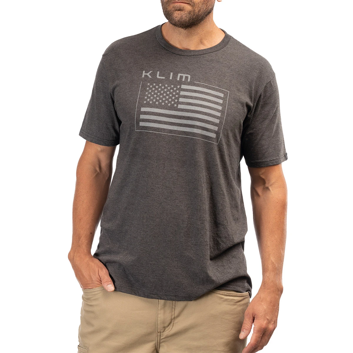 Klim Patriot Klim Flag Tri-Blend T-Shirt High-end Luxury Unisex Style Both of Men and Women