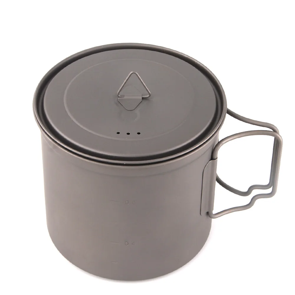 TOAKS Universal Titanium Cup Lid Titanium Camping Pot Lid Mug Lid Titanium Lid for Cup Mug Pot Kettle