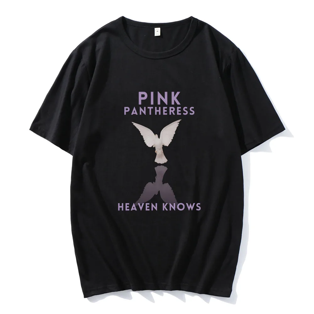 Singer PinkPantheress T-shirt Heaven Knows Graphic Printing Tee-shirt Short Sleeve Cotton Men/Women Tshirts Camisetas Hip Hop