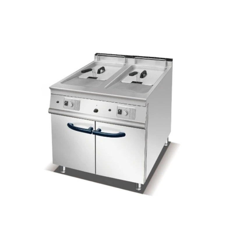 JR-TC-2 large automatic temperature control gas fryer chicken frying equipment