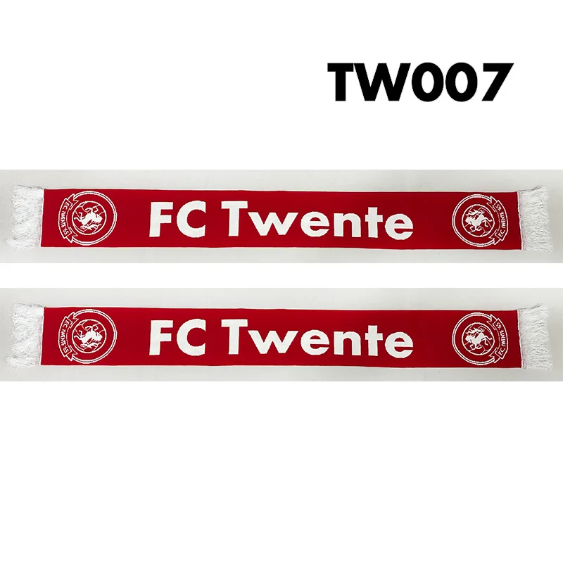 18x145cm Size Holland FC Twente Knitted Scarf for Fans TW007