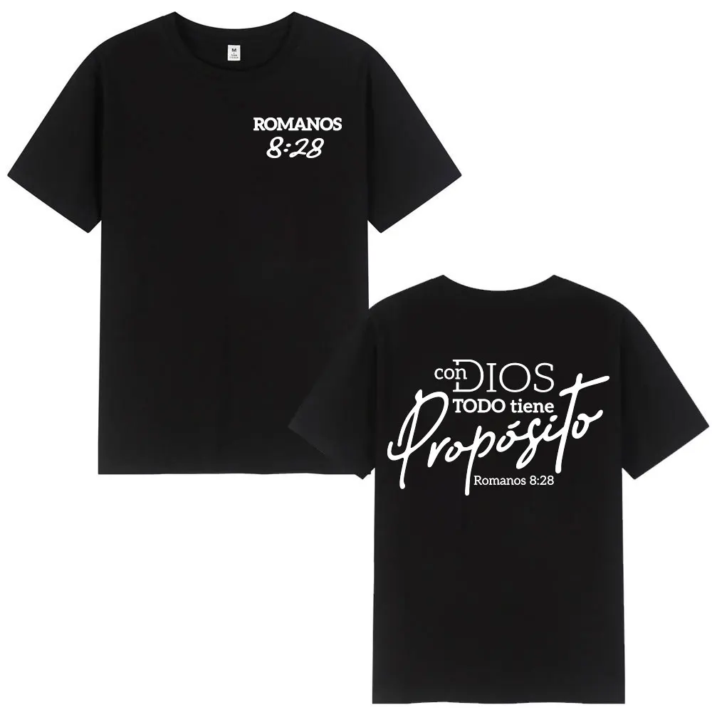 Christian Bible Verse Jesus T-shirt Men Women Clothing Fashion O-Neck T-shirts Summer Casual Loose Cotton Short Sleeve T Shirt