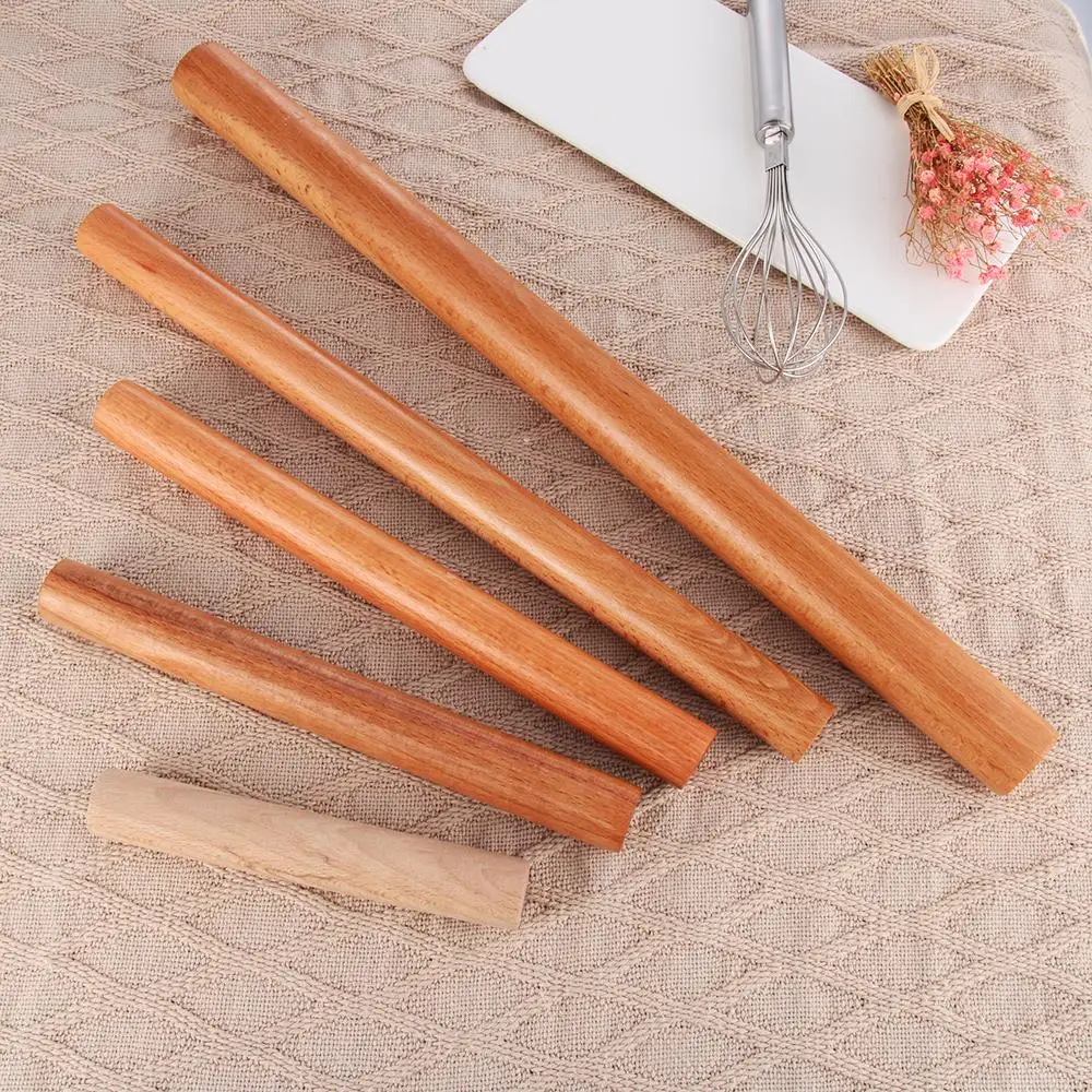 Wooden Rolling Pin Fondant Cake Decoration Dough Roller Cooking Pastry Baking Tool Kitchen Accessories