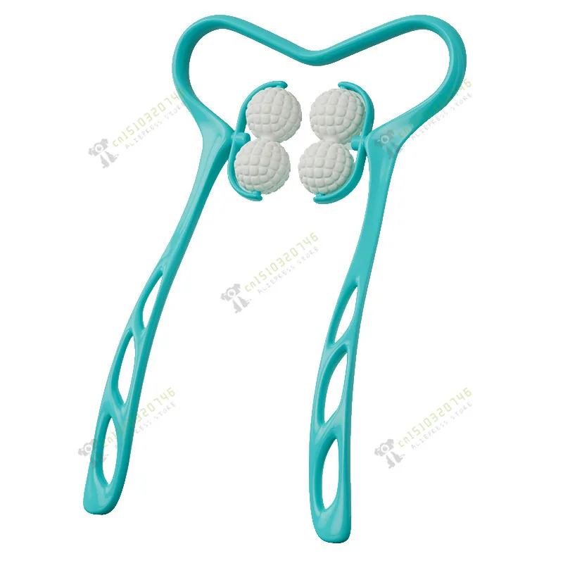 

Neck Massager Manual Convenient Cervical Spine Multifunctional Massage Tool Kneading Office Home Neck Massager