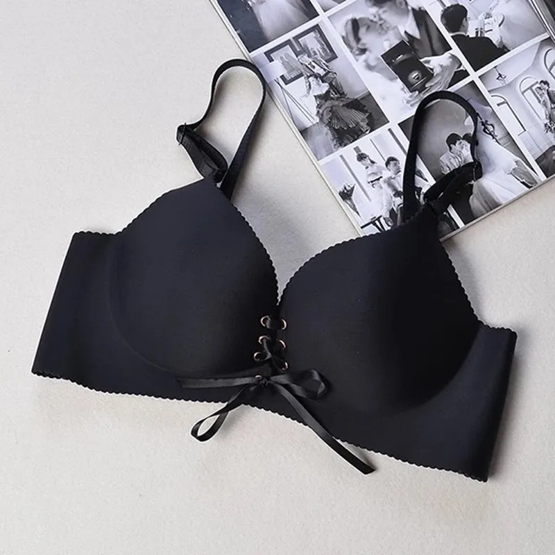 Push Up Seamless Bra Bralette Deep-V Square Cup Bra Bralet Brassier Invisible Strapless BH Wire Free EU&US Style Bra