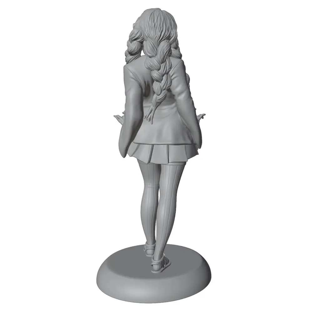 1/24/12/6 Exquisite and charming resin model set for young girls, GK miniature model, 3D printed gray model doll, not colored
