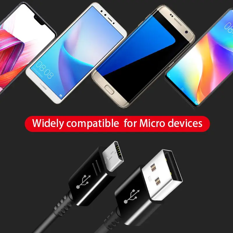 Per Samsung S7 edge originale 2A 1.2m Micro USB Android 1.5m cavo cavi dati di ricarica rapida adattatore per samsung S3 MINI j5 j7