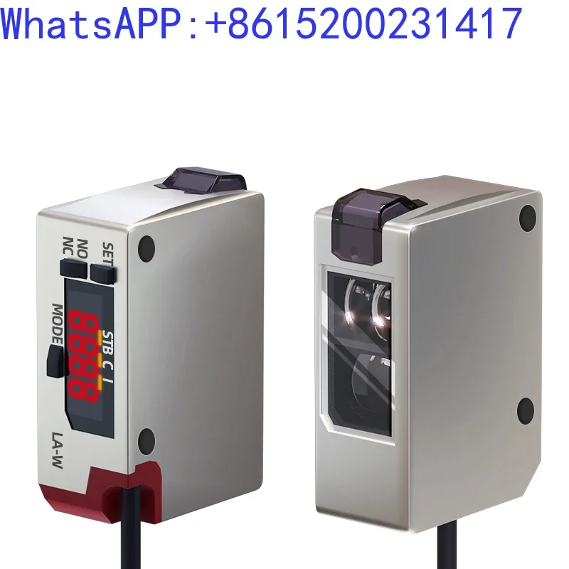 Long distance color code sensor LA-W120 intelligent photoelectric switch W70/W500 color recognition correction