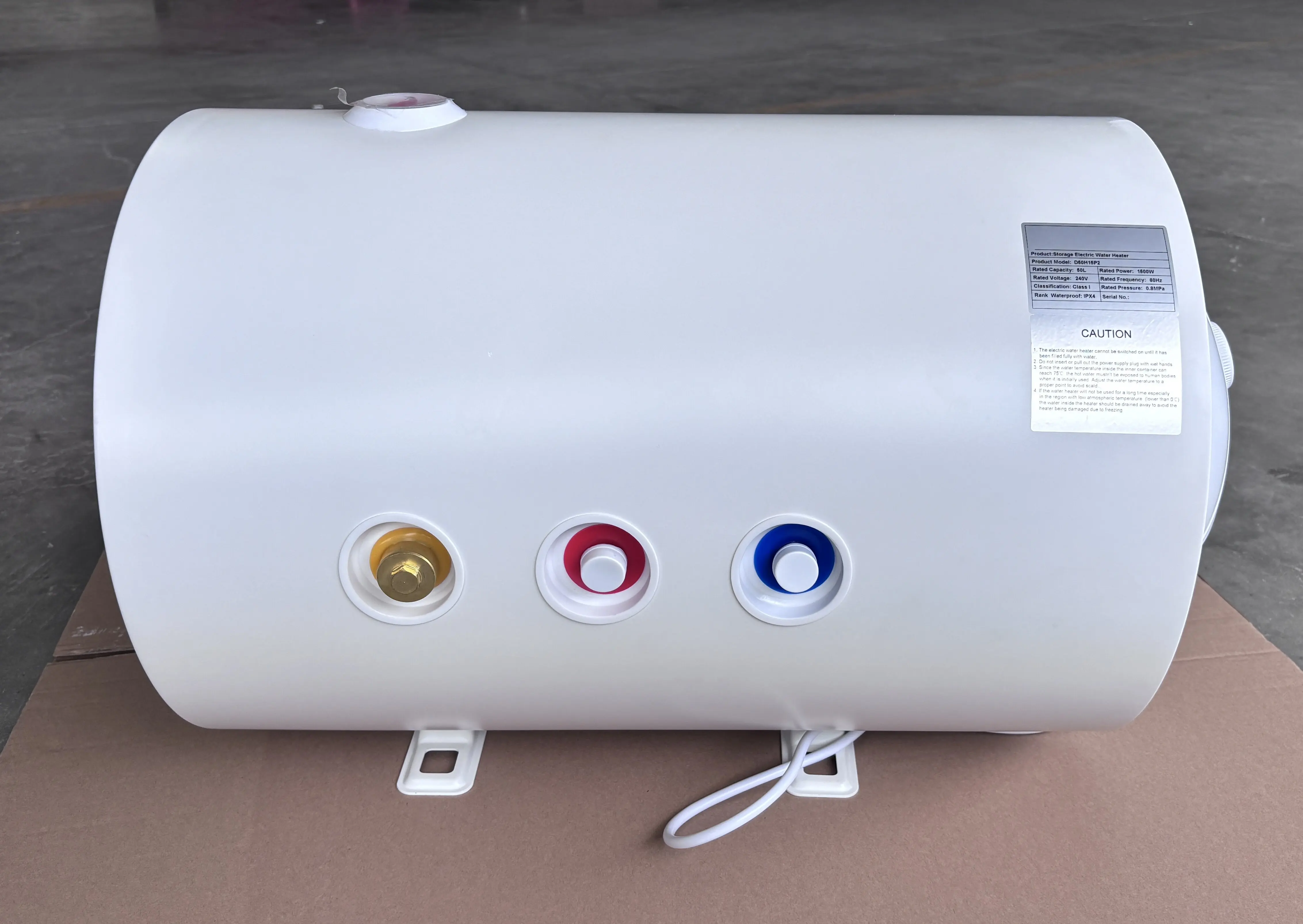 最高品質卸売水平50L 60L 80L 100L貯湯式電気シャワー給湯器