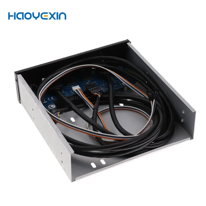 Usb 3.0 2 Port Optical Drive Front Panel Expansion Adapter Usb 3.0 Hub +Hd Audio+Power Switch Button 5.25 USB Optical Drive