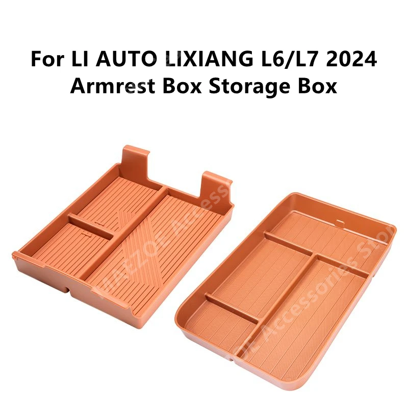 For LI AUTO LIXIANG L6/L7 2024 Armrest Box Storage Box,Car Interior Decoration Modification Accessories Refit