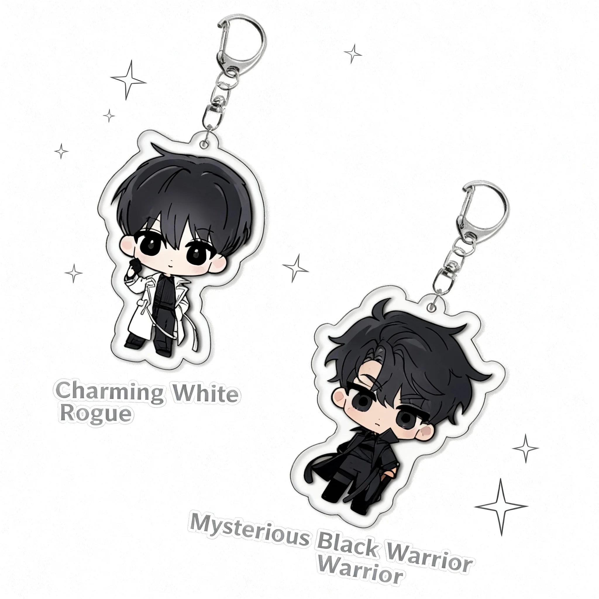 

Акриловый брелок по аниме «Всеведущий читатель» с Ким Докджой и Ю Джунхёком, креативный многослойный дизайн, фанатская атрибутика