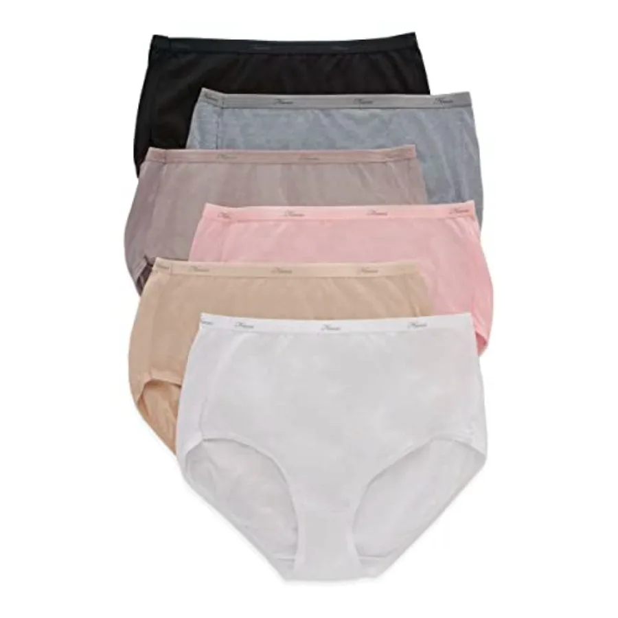 

women's Hi-Cut Panties Pack, Lightweight Cotton Hi-Cuts, -Pack Retired, Colors May Vary
