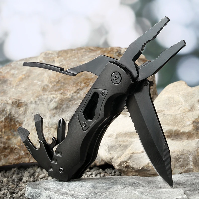 13-in-1Multi-function Multifunctional Folding Pliers Outdoor Tool Combination Bottle Opener Portable Camping Equipment