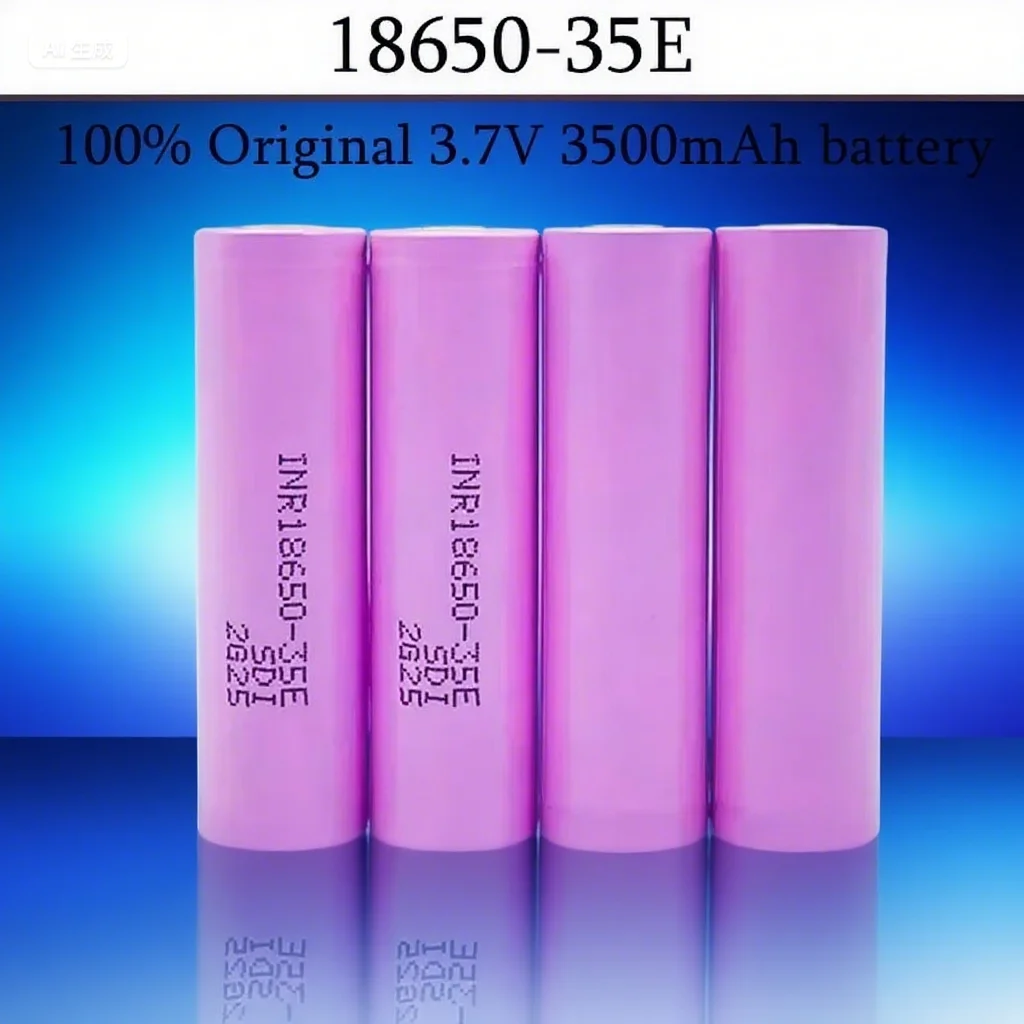 

uo GO NEW 35E Original Power 18650 Lithium Battery 3500mAh 3.7v 25A High-power INR18650 Electric Tool Screwdriver Battery