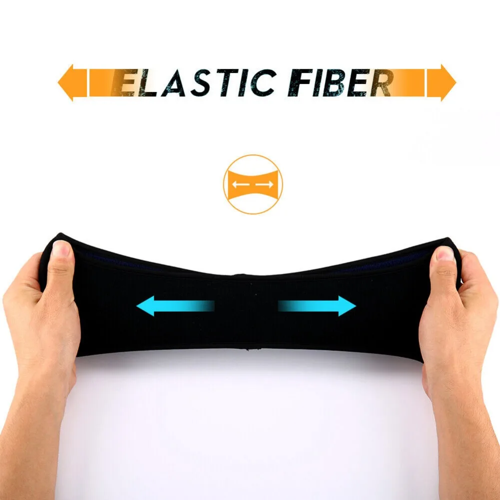 Fleece Ear Warmer Muff Winter Sports Headband Ear Muffs Headband for Men Women Running Skiing Outdoor Ear Warmer Sweatband