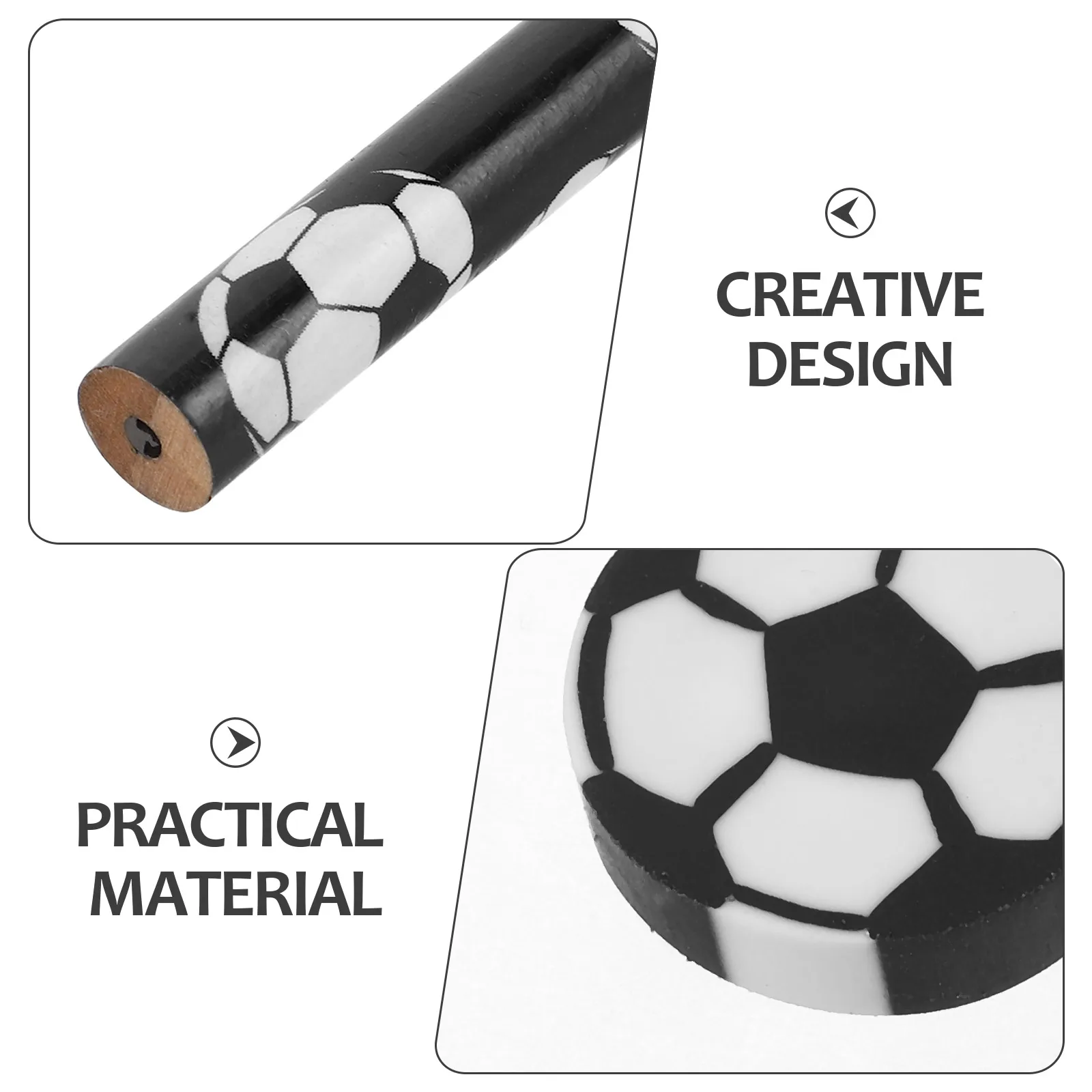 12 ชุด 12 ชุดธีมฟุตบอลไม้เครื่องเขียนเด็กกีฬา PARTY Favors วันเกิดอุปกรณ์โรงเรียน