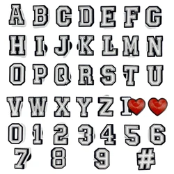 Hot Sale Letters Shoe Charms for Crocs Accessories Shoe Pin Clogs Wristbands Bracelets Boys Girls Party Favor Gifts