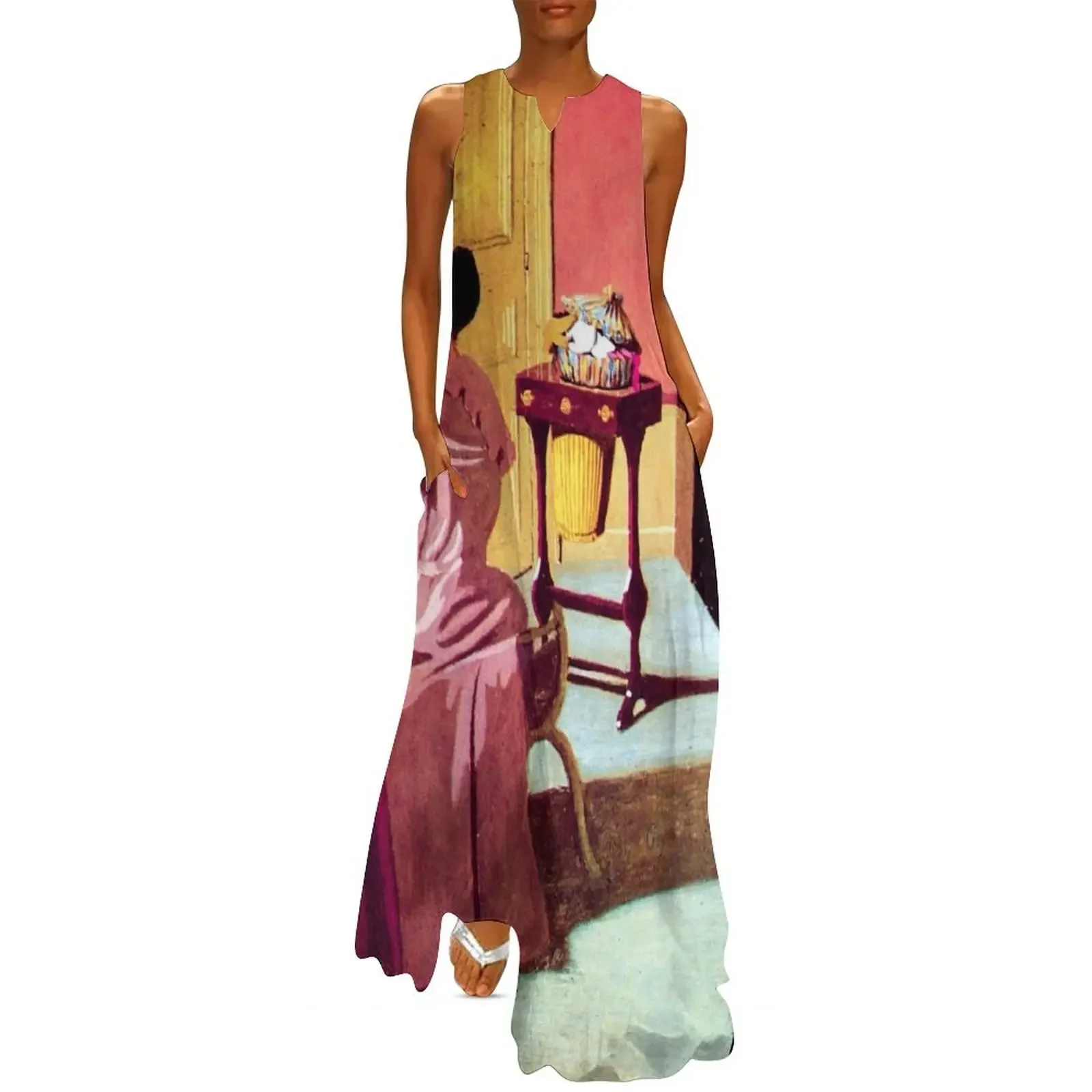 

Felix Vallotton - Woman being capped (new color editing) Long Dress Long dress woman dress summer long women